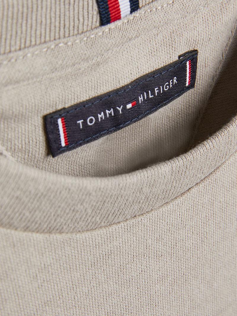 Fiú Tommy Hilfiger Natural Dye Póló Szürke | HU 2282SGL